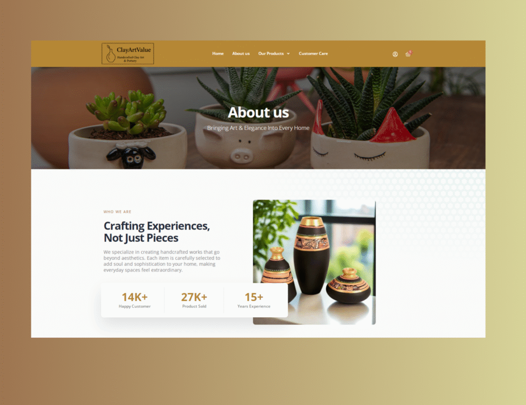 Clay Art Value portfolio of innowebsols