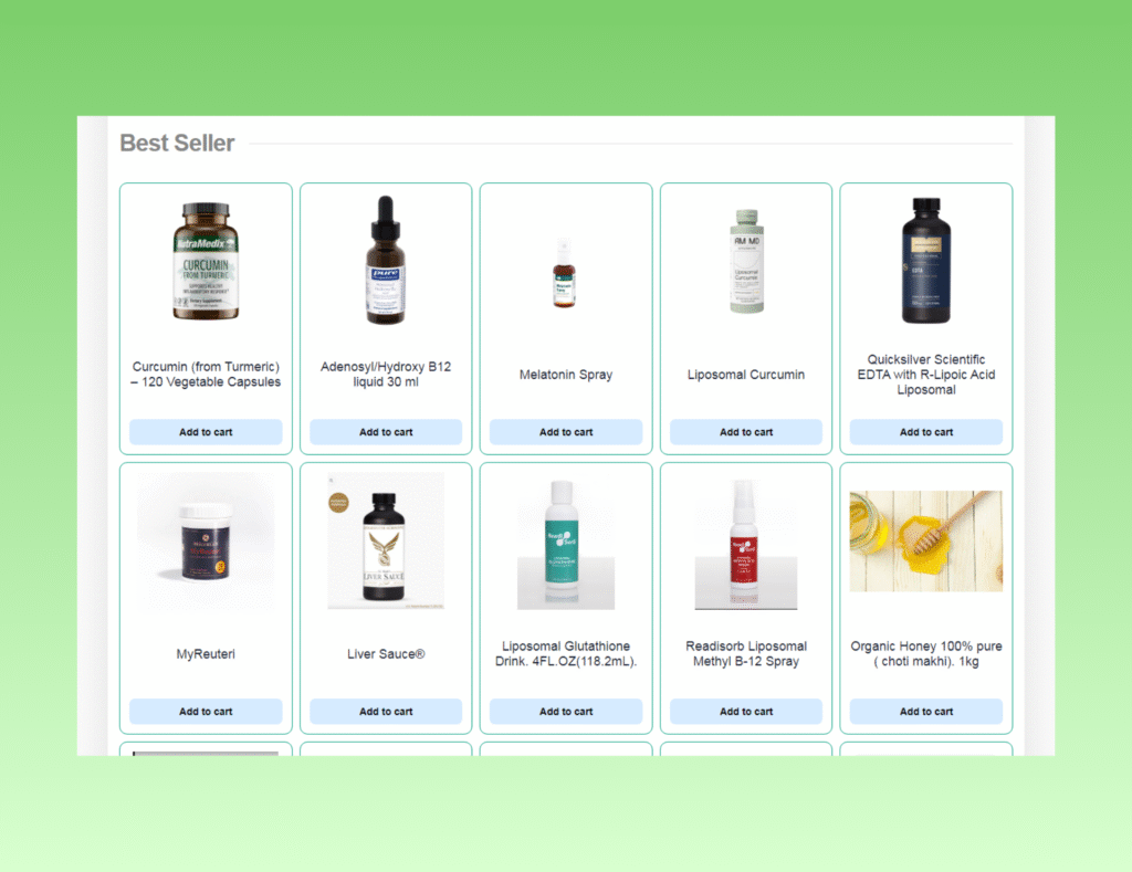 Vital Supplements Portfolio