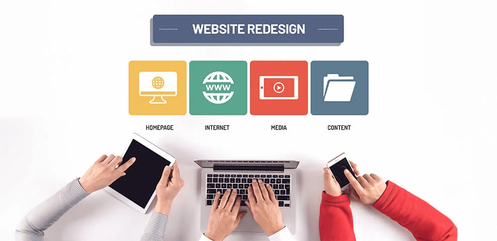 service of Website Redesign